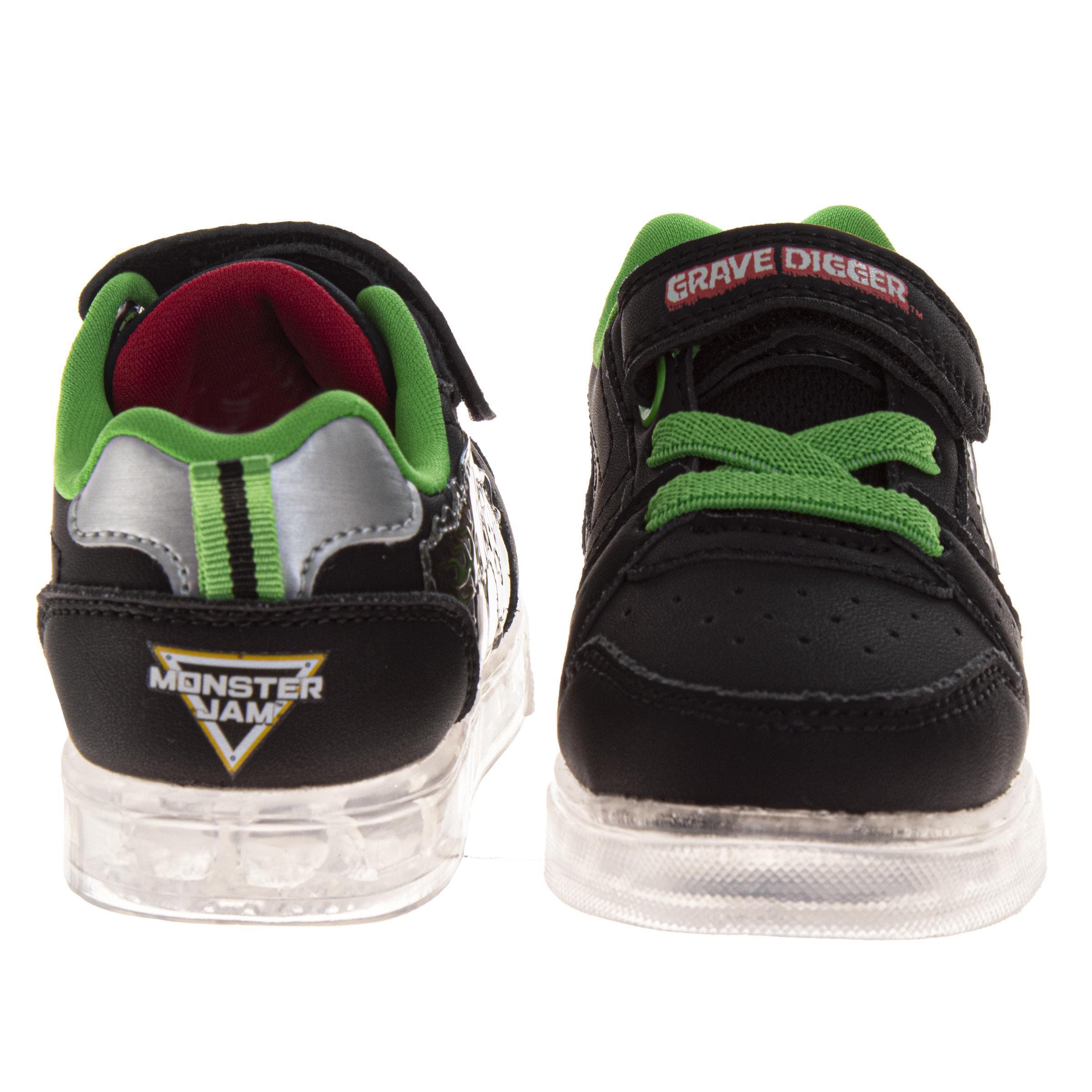 Monster Jam Sneaker, Alternate, color, Black Green