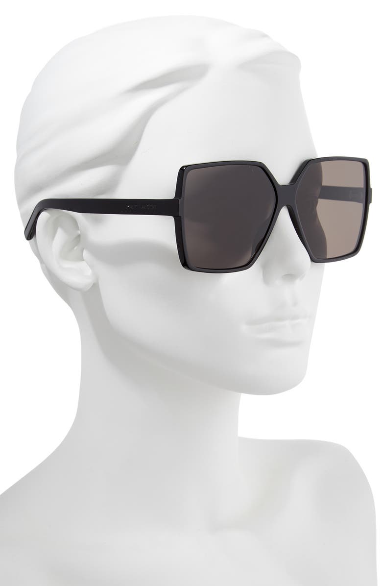 Saint Laurent Betty 63mm Sunglasses, Alternate, color,