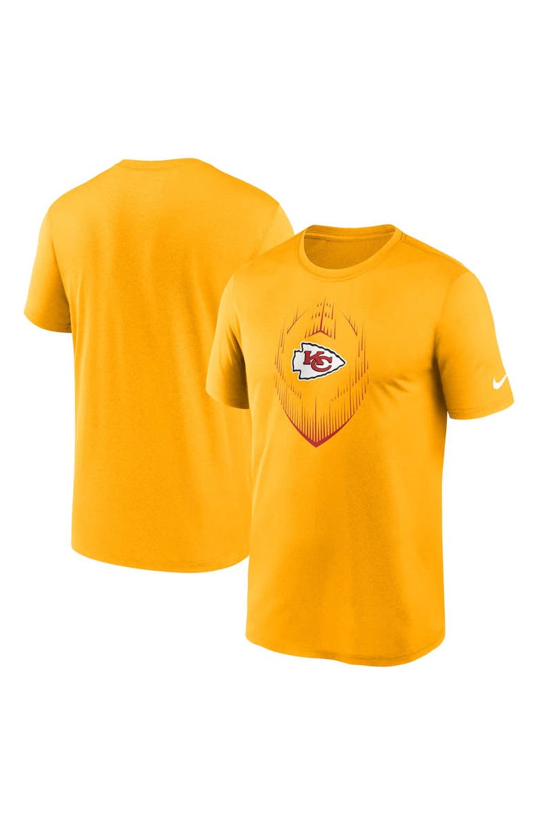Nike Men's Nike Gold Kansas City Chiefs Primetime Legend Icon Performance T-Shirt, Main, color, Gold