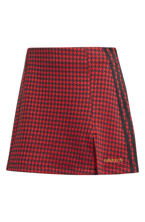 Houndstooth Tailored Skirt