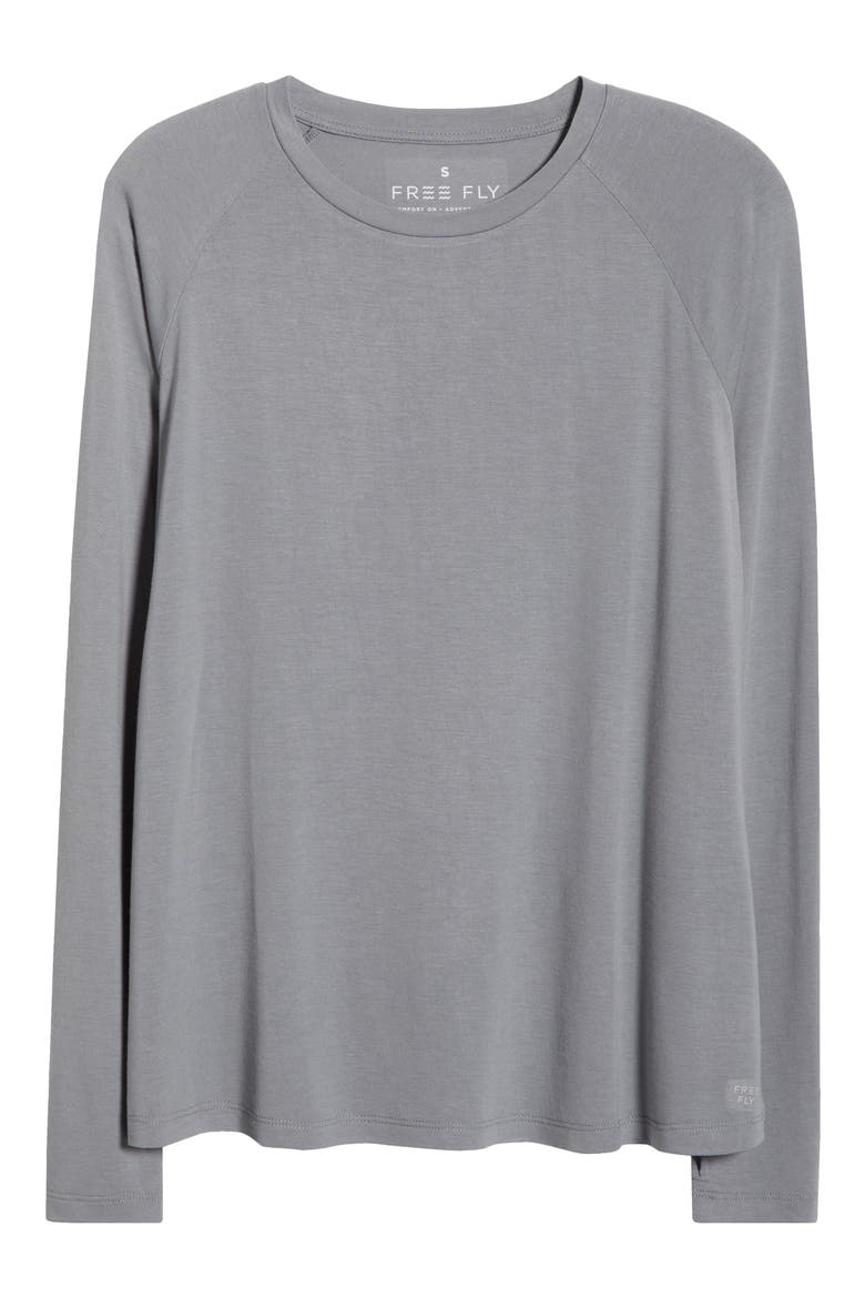 Lightweight Long Sleeve Top, Alternate, color, SLATE