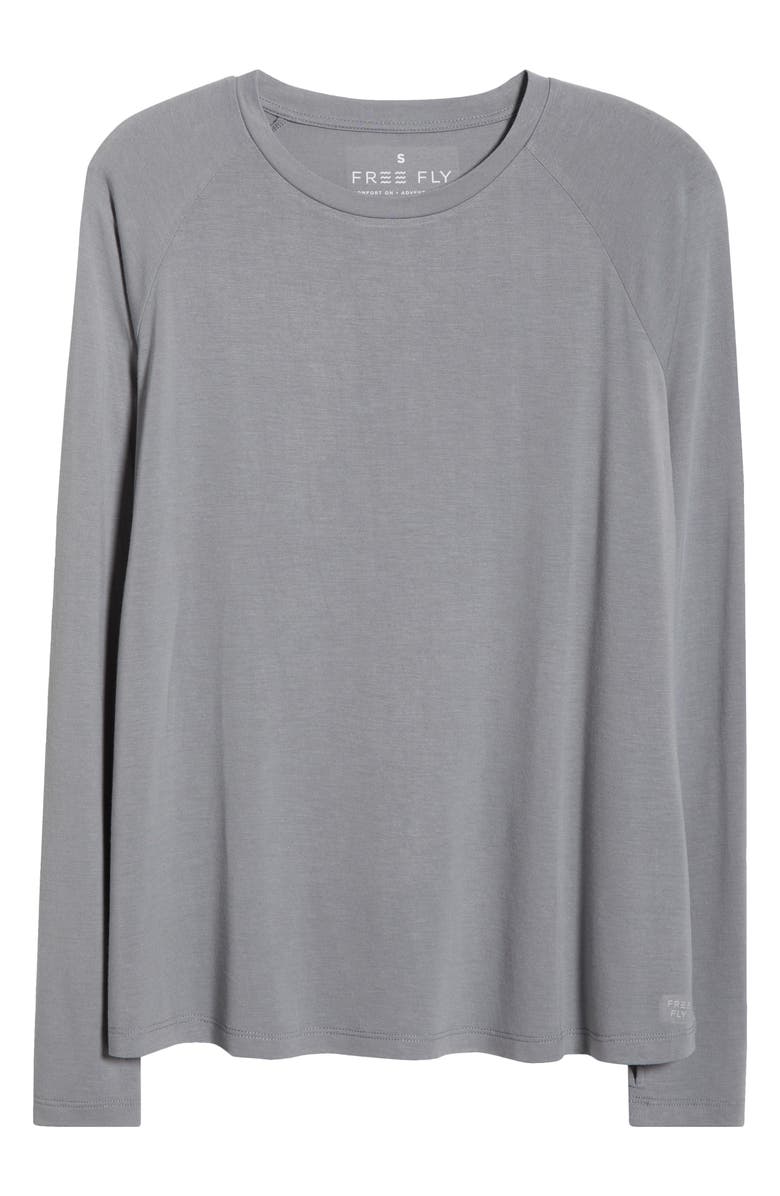 Free Fly Lightweight Long Sleeve Top, Alternate, color, Slate