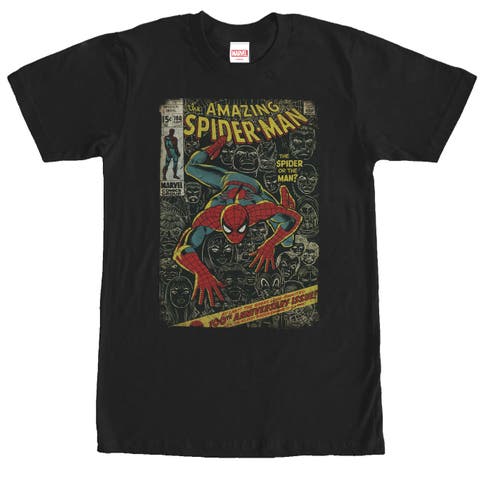Men's Spider-Man Comic Book Anniversary Graphic Tee