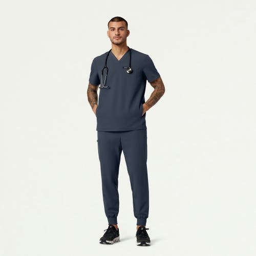 Jaanuu 8-pocket Classic Scrub Jogger In Gray