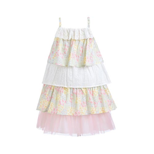 Mimi Tutu Tiered Warm Floral Dress Set