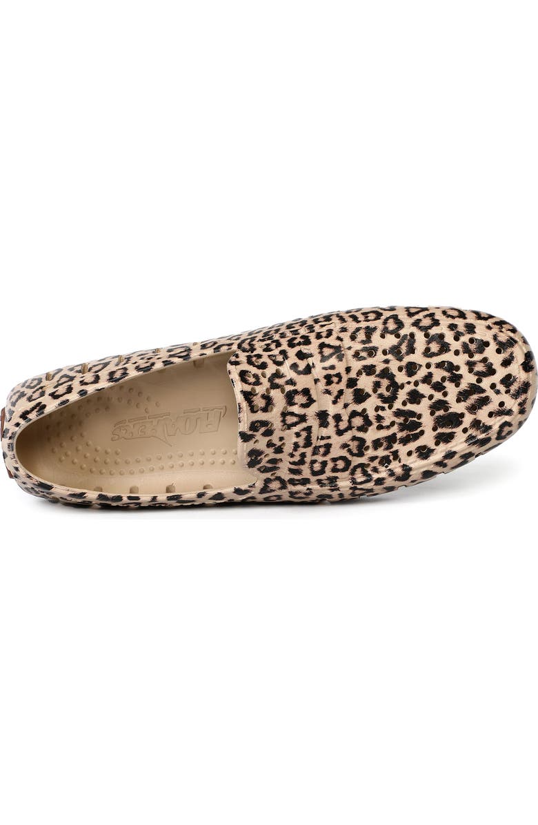 FLOAFERS Country Club Molded Driver Loafer, Alternate, color, Cheetah/ Chocolate