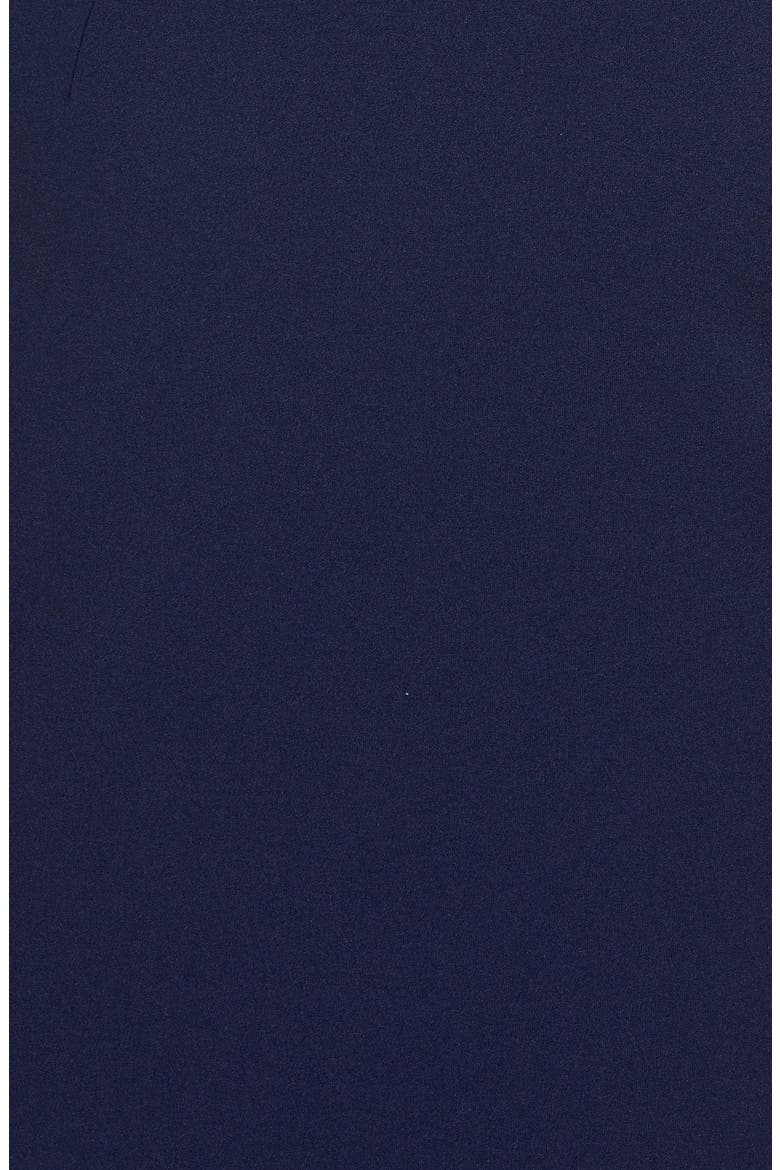 Sequin Lace Bodice Cocktail Dress, Alternate, color, NAVY