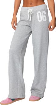 EDIKTED 06 Wide Leg Drawstring Sweatpants