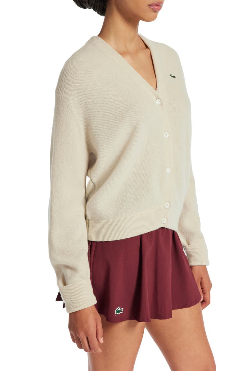 Lacoste Cashmere Blend Cardigan, Alternate, color,
