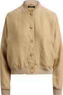 Lauren Ralph Lauren Linen Flight Jacket