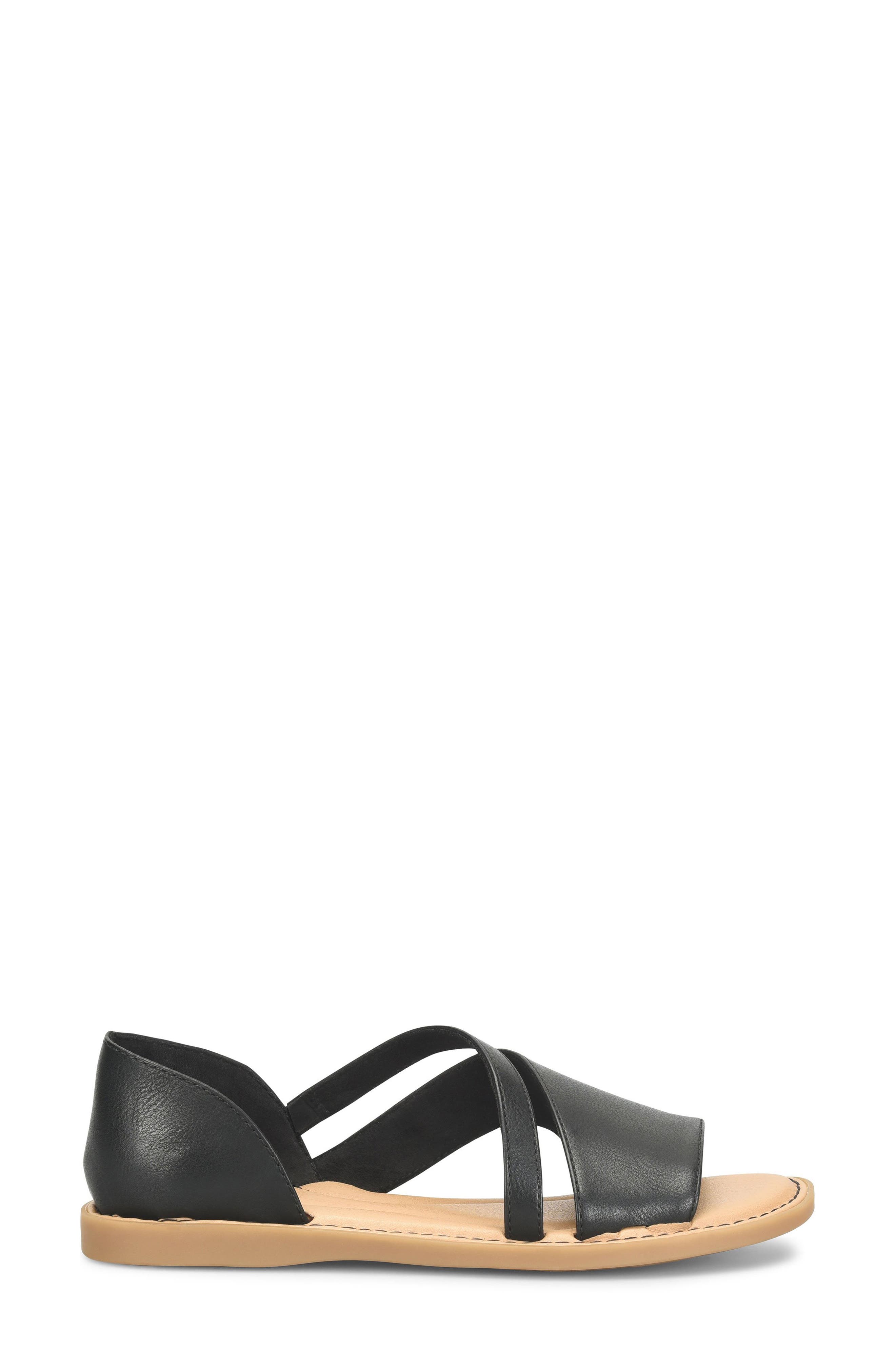 B O C Melly Half d'Orsay Sandal, Alternate, color, Black