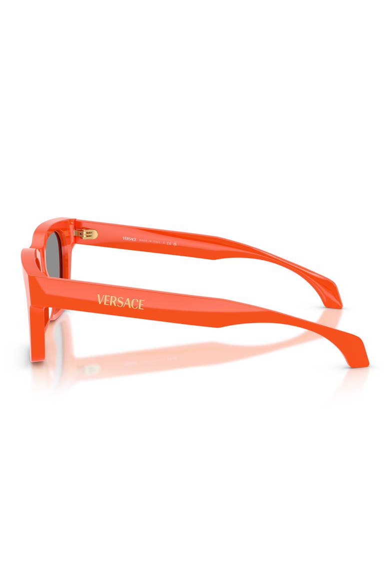 52mm Square Sunglasses, Alternate, color, ORANGE