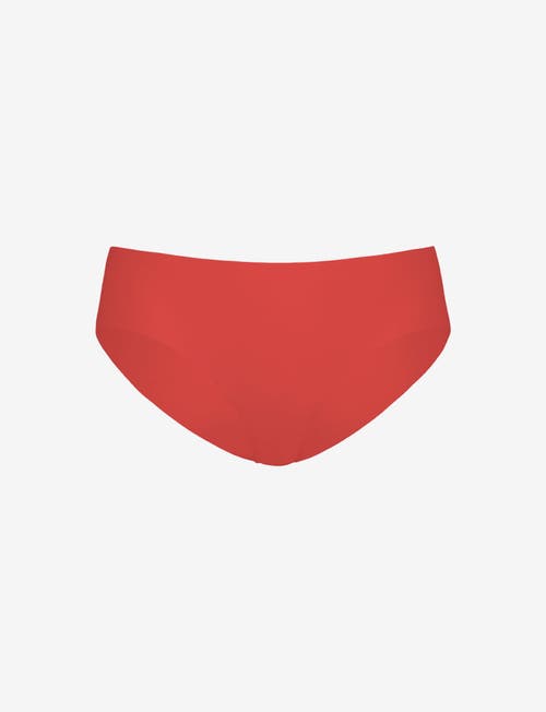 Commando Cotton Bikini In Red