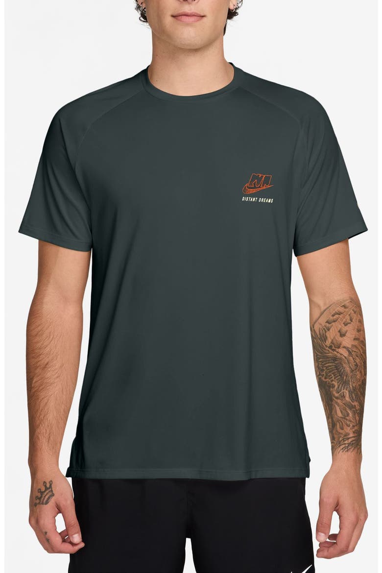 Stride Dri-FIT ADV Running Graphic T-Shirt, Main, color, BLACK SPRUCE