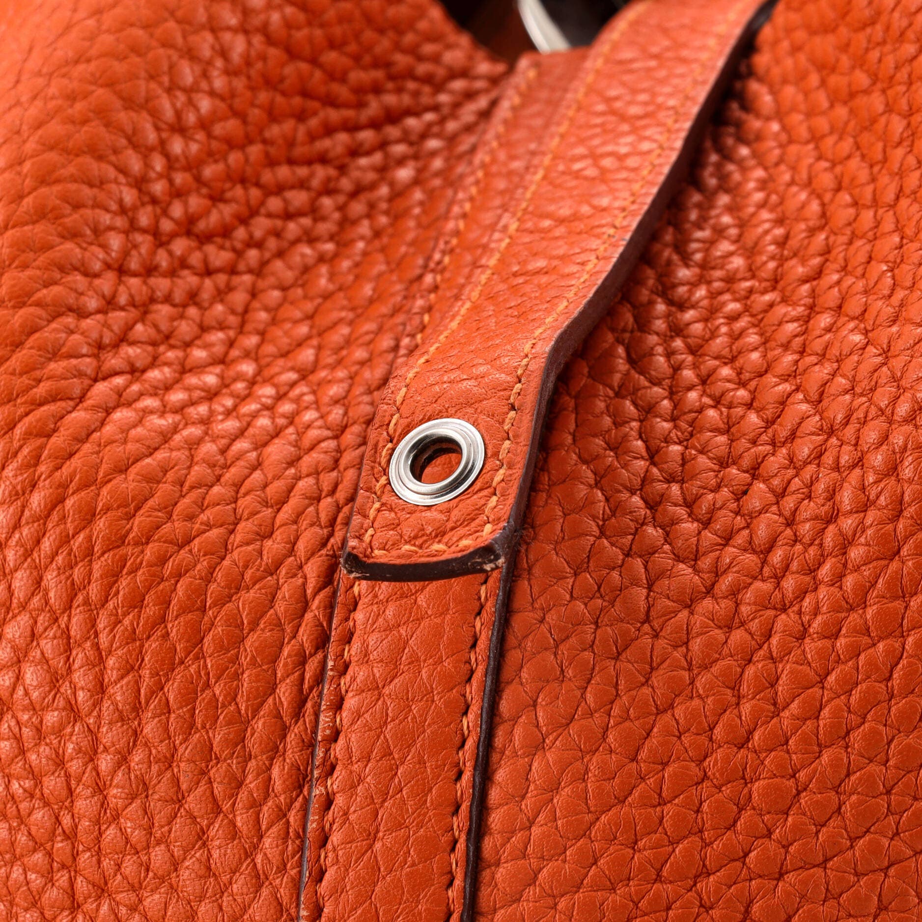 Picotin Lock Bag Clemence PM, Alternate, color, Orange H