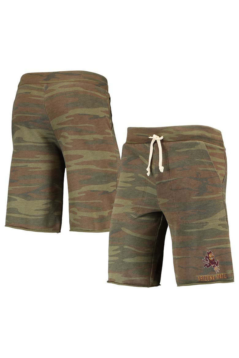 Men's Camo Alternative Apparel Arizona State Sun Devils Victory Lounge Shorts, Main, color, Camo