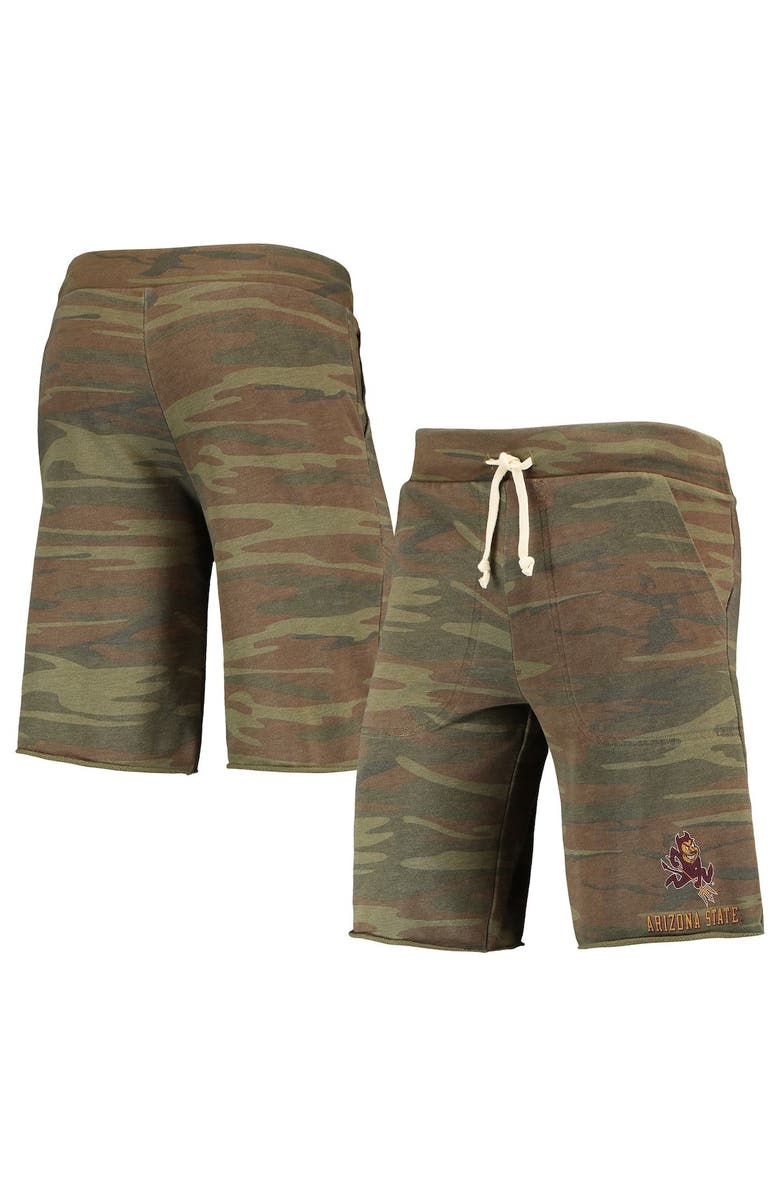 ALTERNATIVE APPAREL Men's Camo Alternative Apparel Arizona State Sun Devils Victory Lounge Shorts, Main, color, Camo