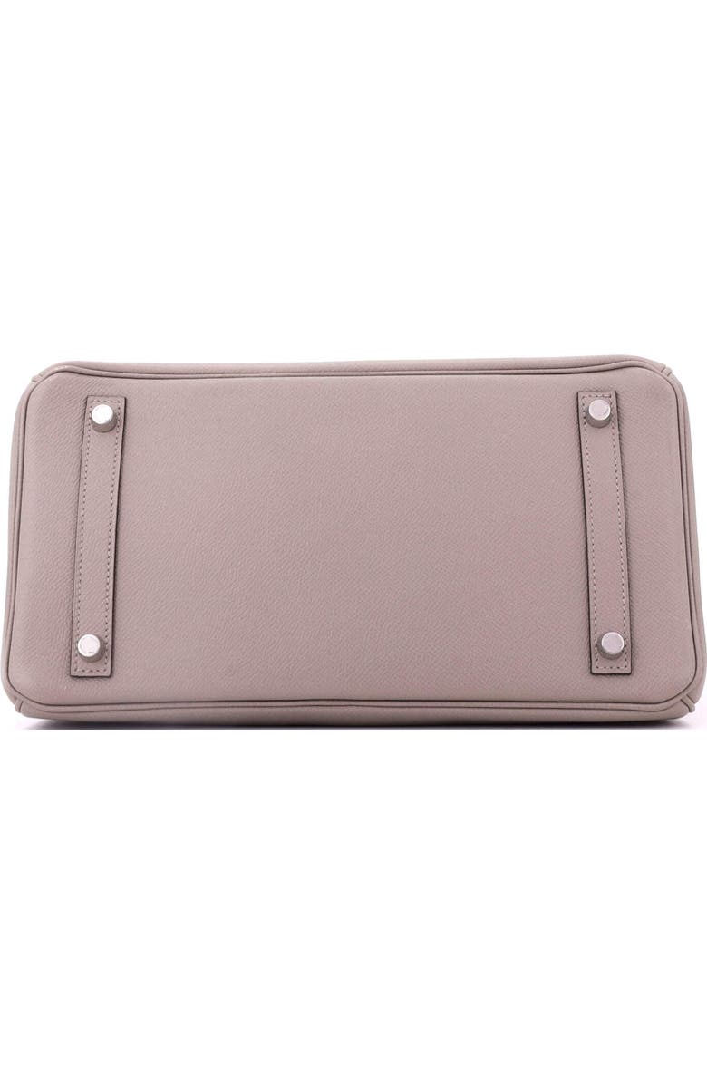 Pre-Owned Hermes Birkin Handbag Grey Epsom with Palladium Hardware 30, Alternate, color, Gris Asphalte