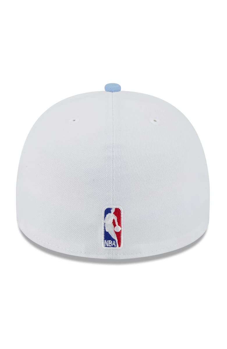 New Era Men's New Era White/Light Blue Memphis Grizzlies 2025 NBA Draft A-Frame 59FIFTY Fitted Hat, Alternate, color, White