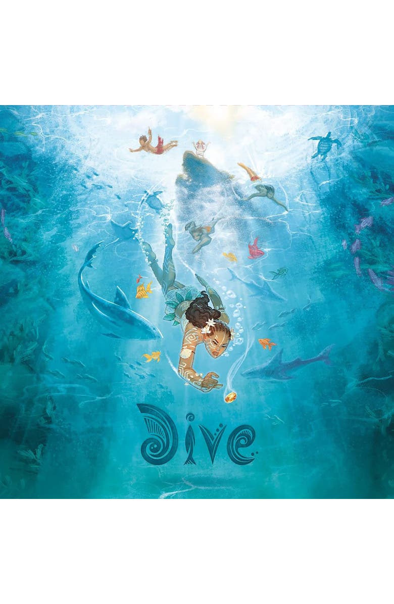 Sit Down! Dive Aquatic Board Game, Family Game, Ages 8+, Alternate, color, Multicolored