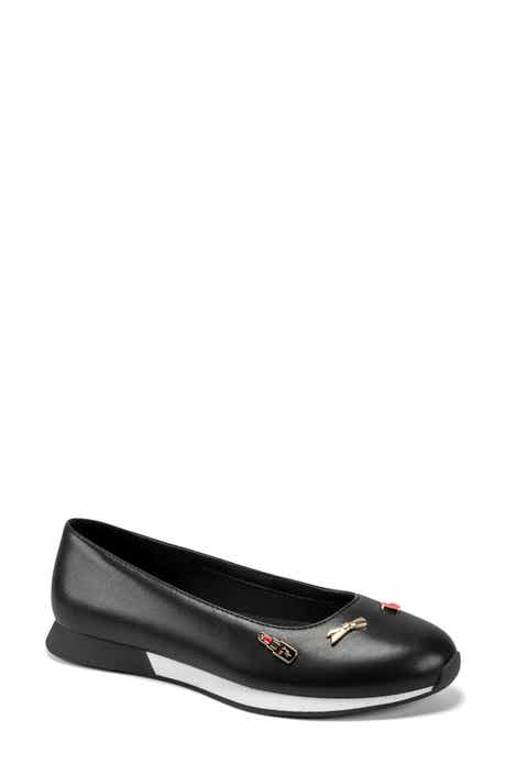 Melantha Faux Leather Ballet Sneaker