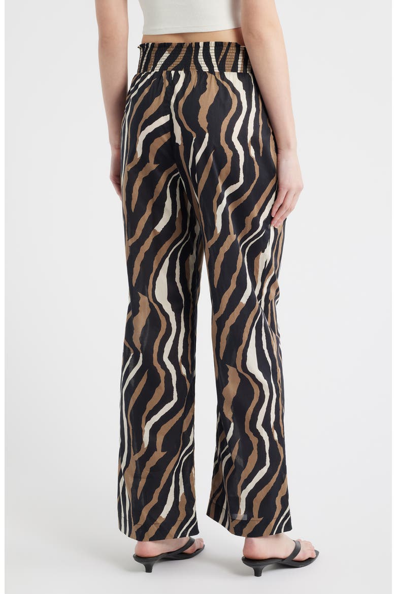 Brendon Print Wide Leg Pants, Alternate, color, CANYON STRIPE