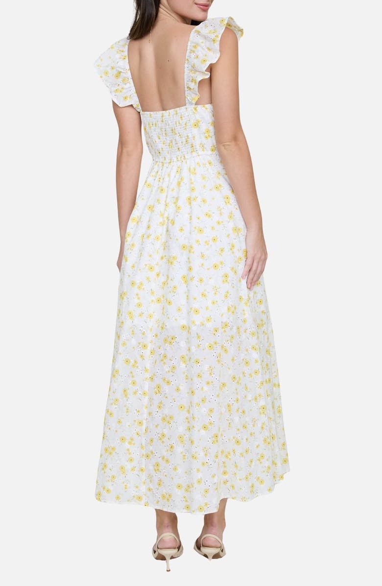 Blu Pepper Floral Sundress, Alternate, color, Yellow Multi