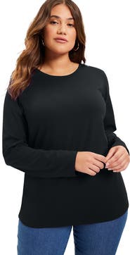 June + Vie Long-Sleeve Crewneck One + Only Tee