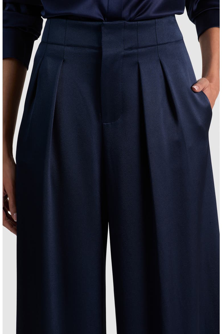 Eloise High Waist Wide Leg Pants, Alternate, color, MIDNIGHT BLUE