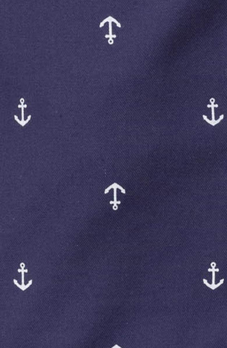 Petite Plume Portsmouth Anchors Long Sleeve Two-Piece Pajamas, Alternate, color, 