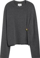 LOULOU DE SAISON Bill Draped Cashmere Sweater