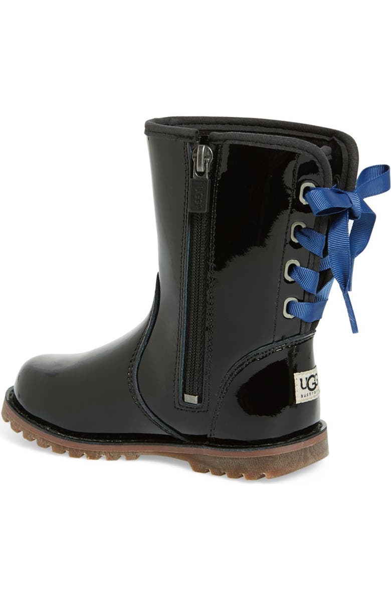 UGG<sup>®</sup> Corene Patent Leather Boot, Alternate, color,