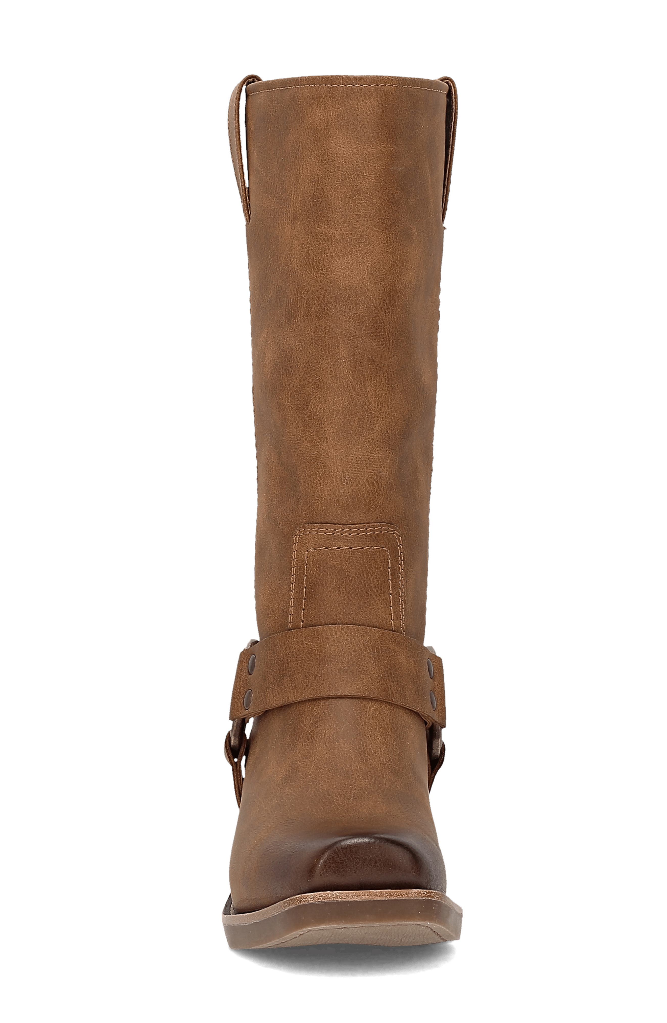 Lorrie Harness Faux Leather Boot, Alternate, color, TAN