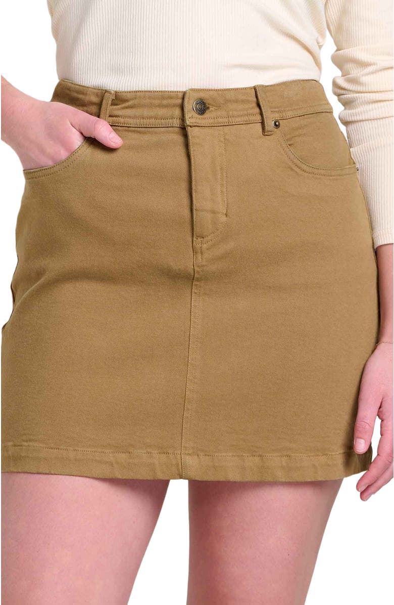 Toad & Co Balsam Skirt, Alternate, color, Honey Brown