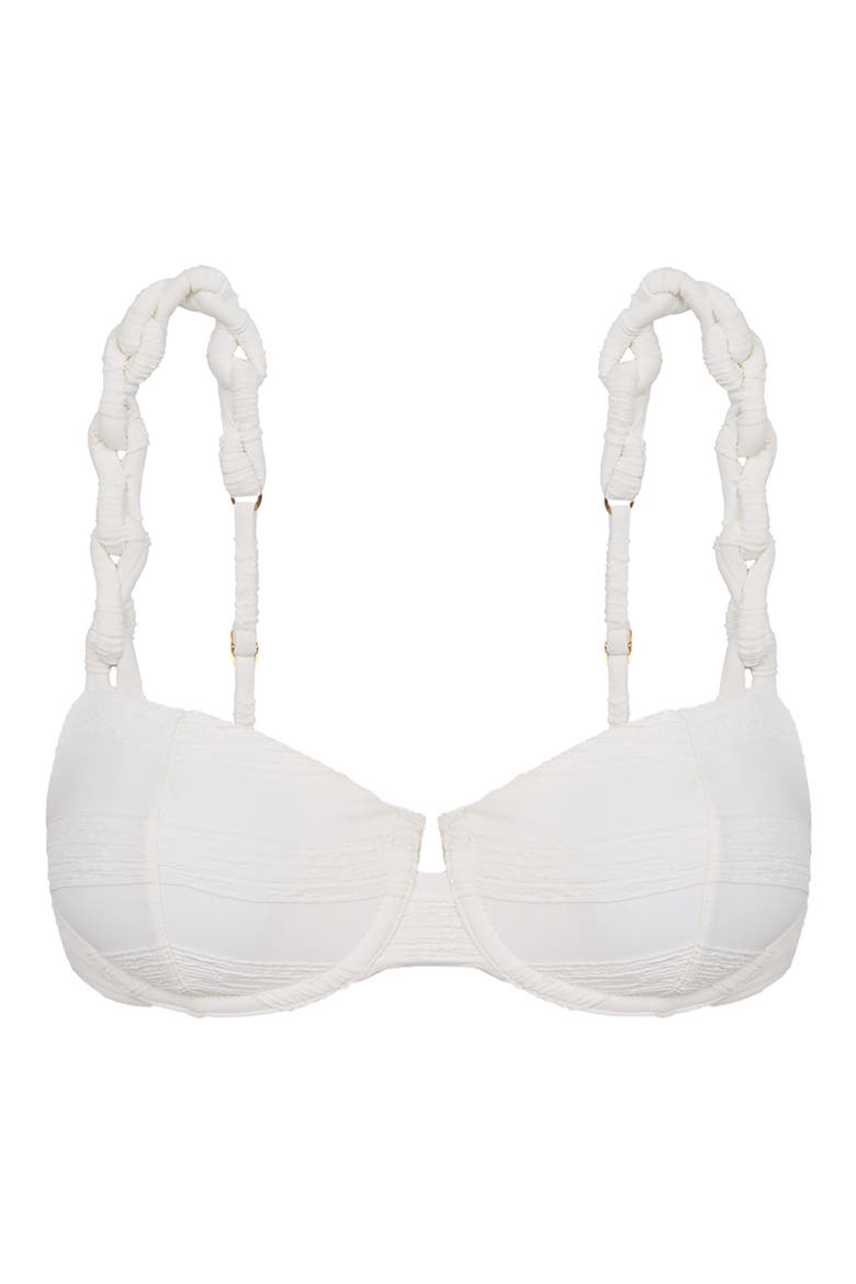 Leanne Nissi Underwire Bikini Top, Alternate, color, WHITE