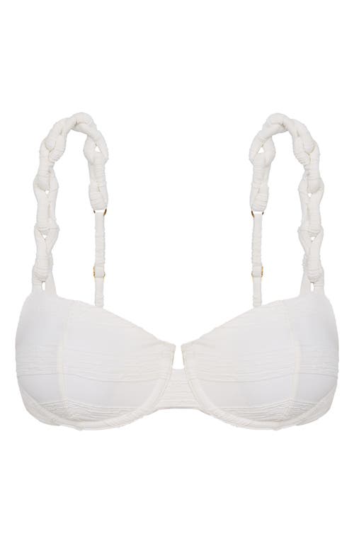 Vix Paula Hermanny Leanne Nissi Underwire Bikini Top In White