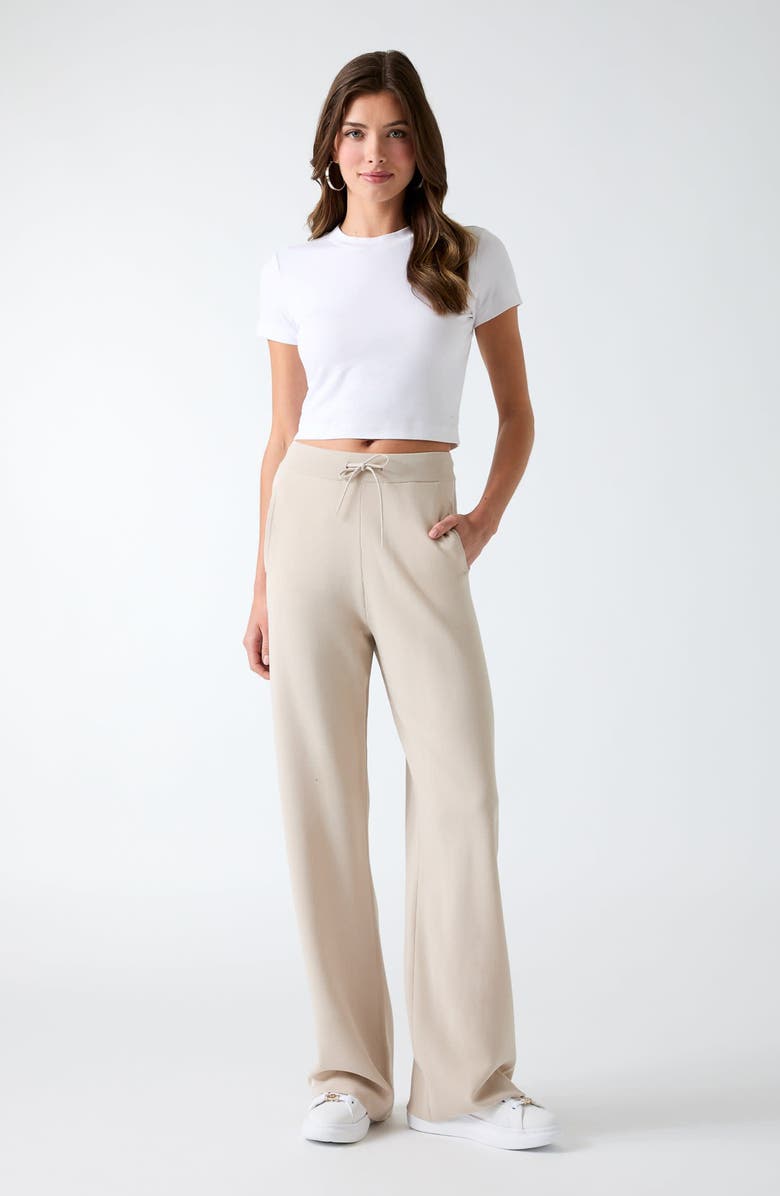 GUESS Meissa Sweatpants, Alternate, color, Light Beige