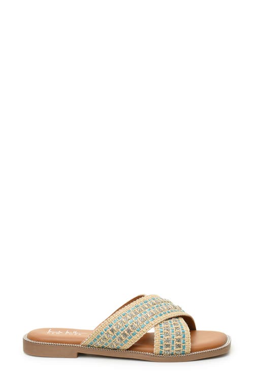 NICOLE MILLER NICOLE MILLER CRISS CROSS SLIDE SANDAL