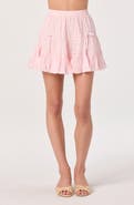 ASTR the Label Delia Lace Trim Miniskirt