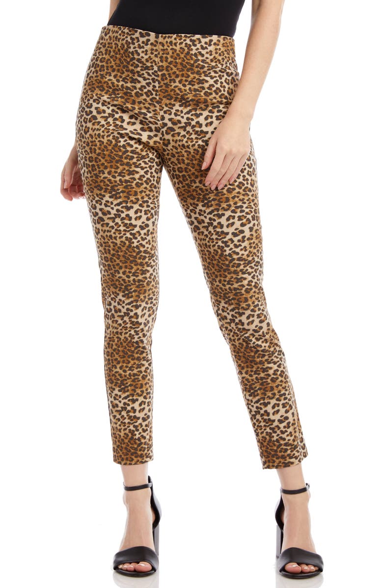 Karen Kane Piper Leopard Skinny Pants, Alternate, color, 