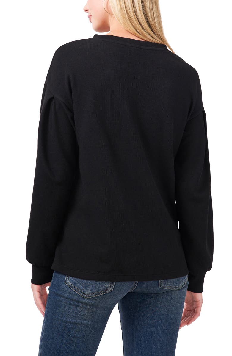 Vince Camuto Pleat Rib Top, Alternate, color,