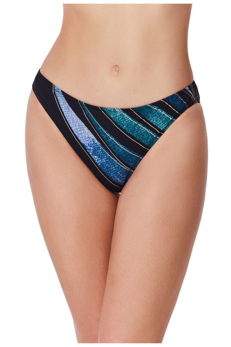 Willow Underwire Bikini Set, Alternate, color, Black-Blue