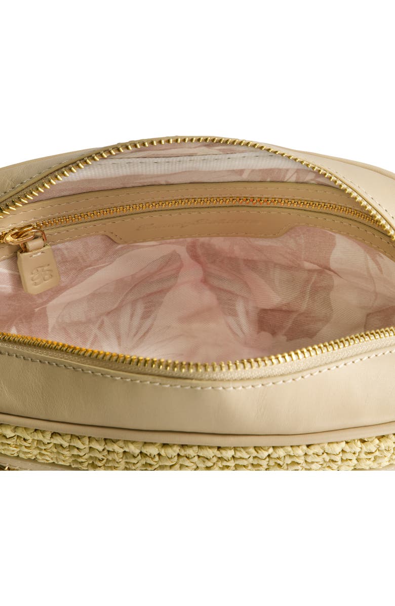 Tommy Bahama Soft Straw Camera Bag, Alternate, color, Tan