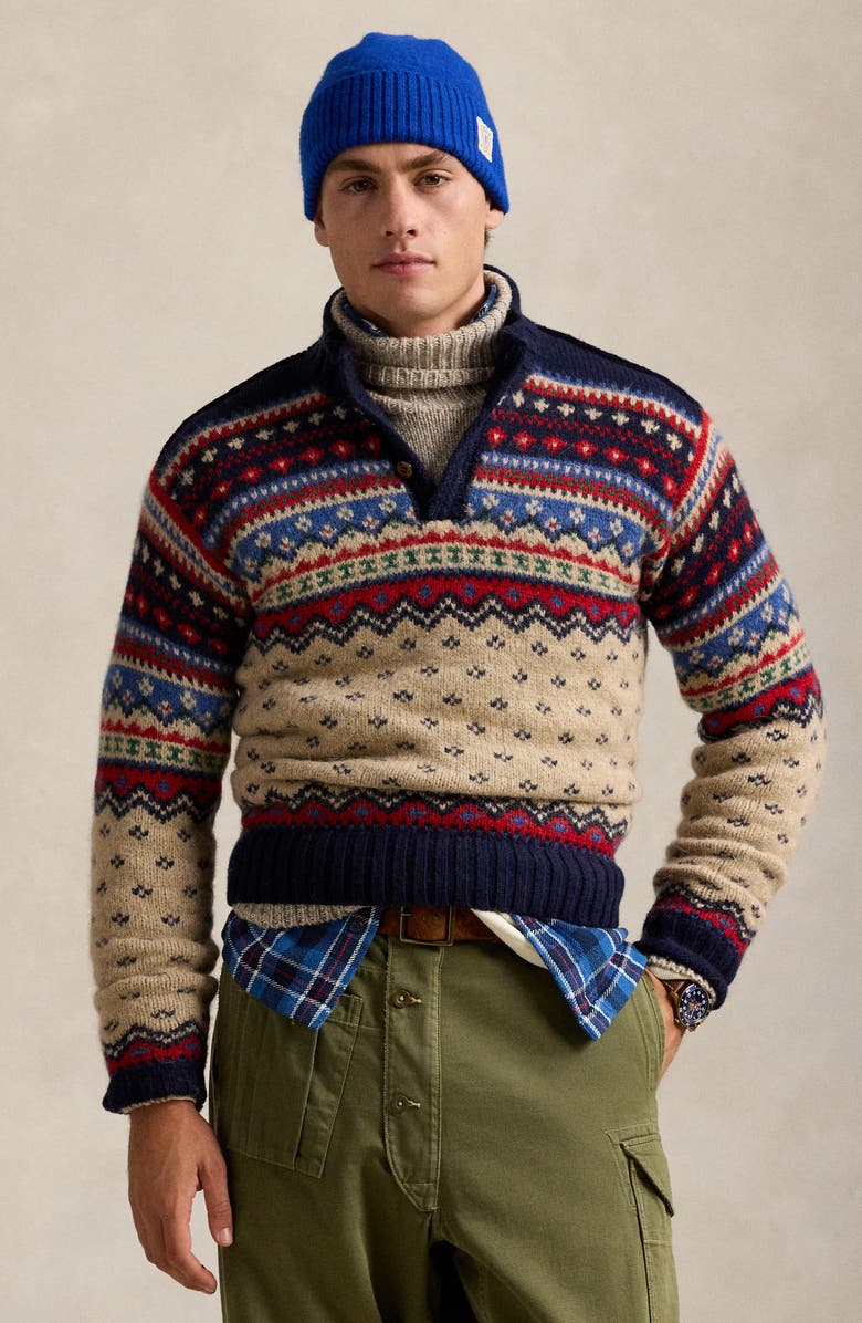 Polo Ralph Lauren Fair Isle Sweater, Alternate, color, 