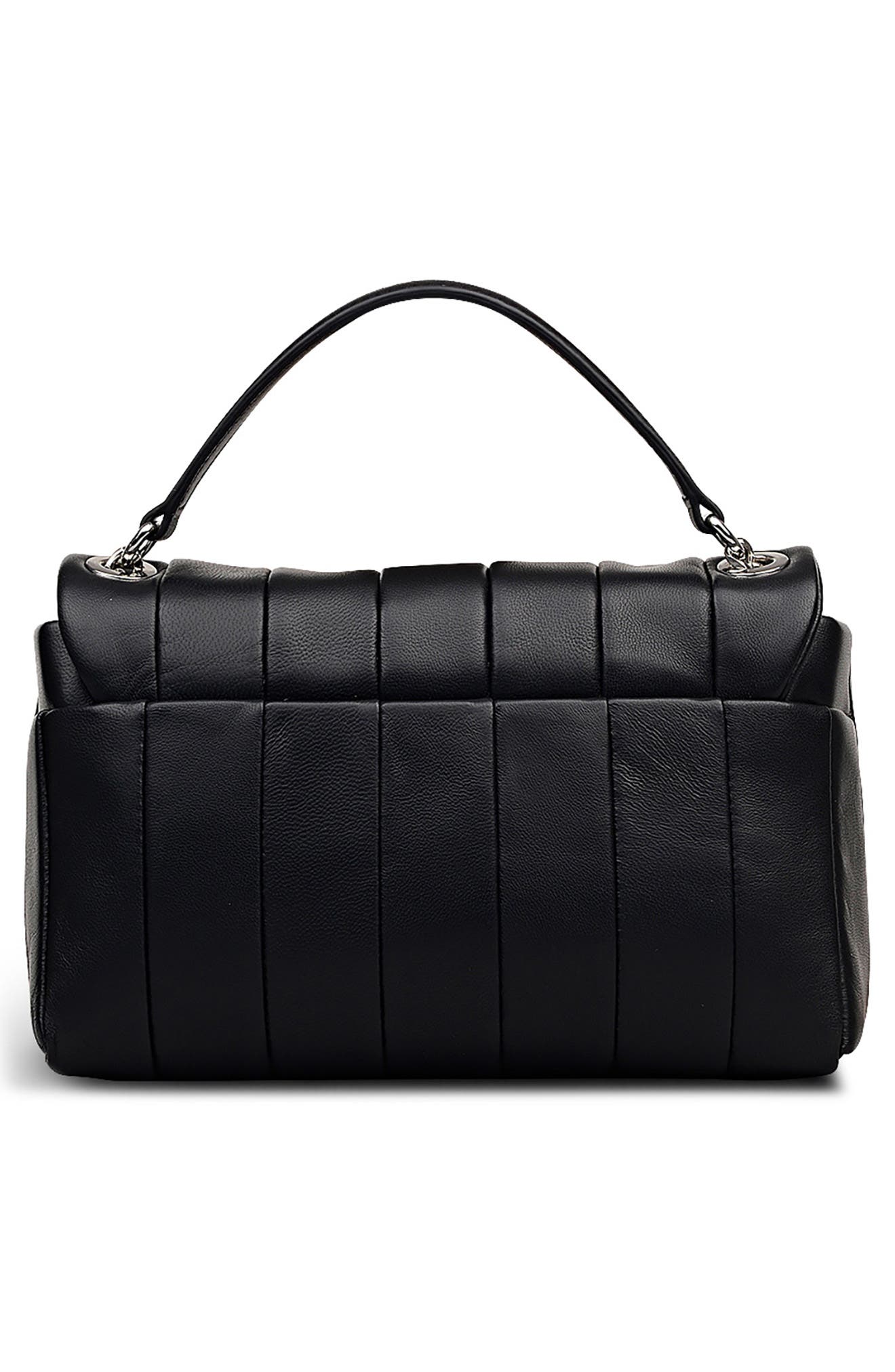 Radley Burton Way Quilted Flap Crossbody Bag, Alternate, color, Black