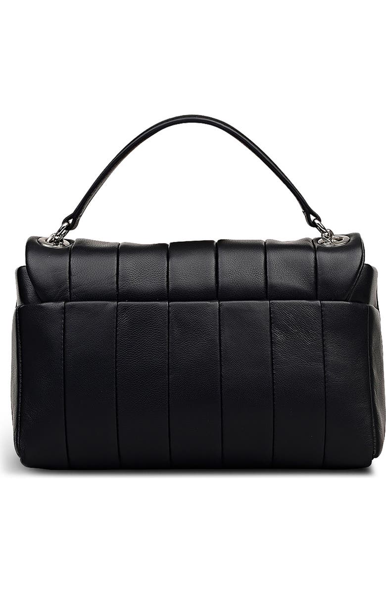 Radley Burton Way Quilted Flap Crossbody Bag, Alternate, color, Black