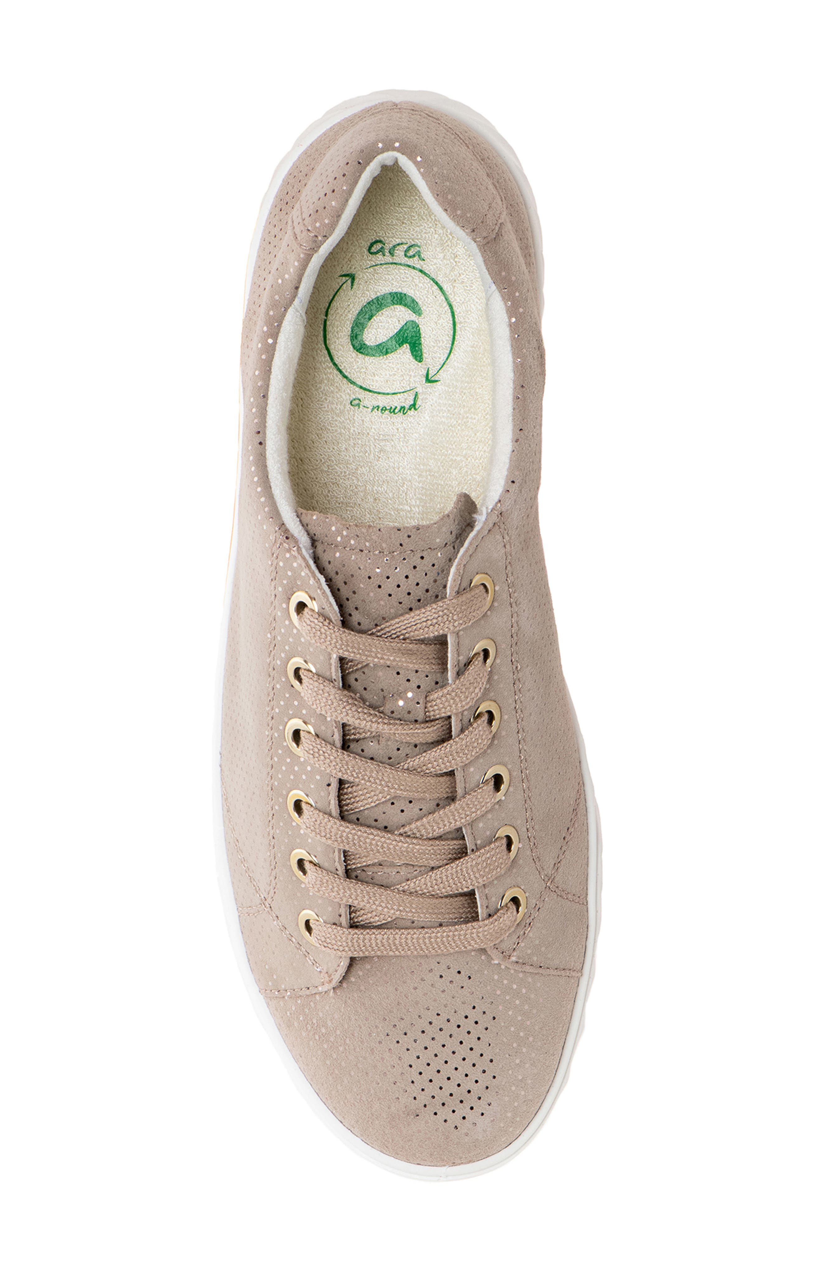 ara Alexandria Platform Sneaker, Alternate, color, Sand