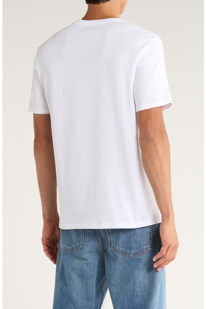 Circle Monogram Cotton Graphic T-Shirt, Alternate, color, BRILLIANT WHITE