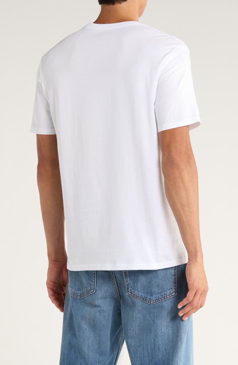 Calvin Klein Circle Monogram Cotton Graphic T-Shirt, Alternate, color, Brilliant White
