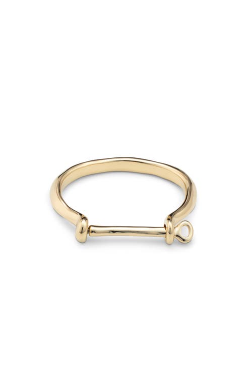 Unode50 18k Gold-plated Bangle Bracelet In Gold